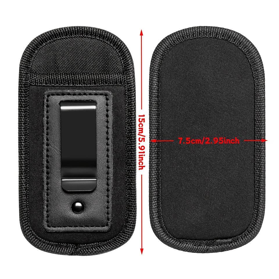 3-Pack leg Magazine Holster - Universal 9mm/.40 Cal Mag Pouch with Metal Belt Clip, Durable Nylon Mag Carrier for Concealed Carry & EDC