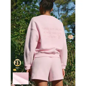 GLOWMODE Everyday Fleece Cupid Called Warm Soft Lightweight Relaxed Fit Pullover Sweatshirt Daily Casual Wear