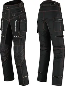 Motorcycle Pant for Men with CE Armored Protection High Visibility Reflective Stripes Waterproof & Breathable Riding