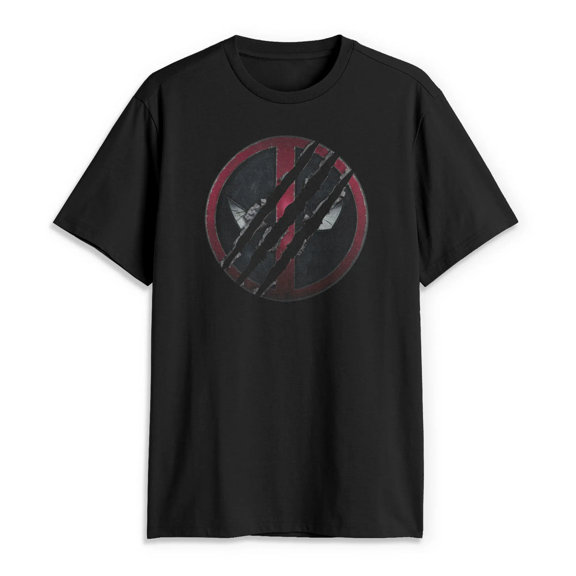 Men's Marvel: Deadpool & Wolverine Slashed Logo T-Shirt