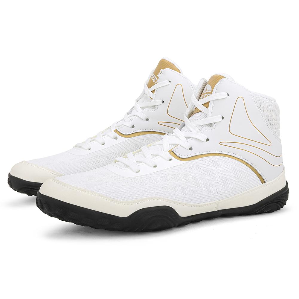 Men's Fashion Wrestling Shoes - Breathable Mesh Martial Arts Shoes, Non-Slip Casual Sports Fighting Footwear