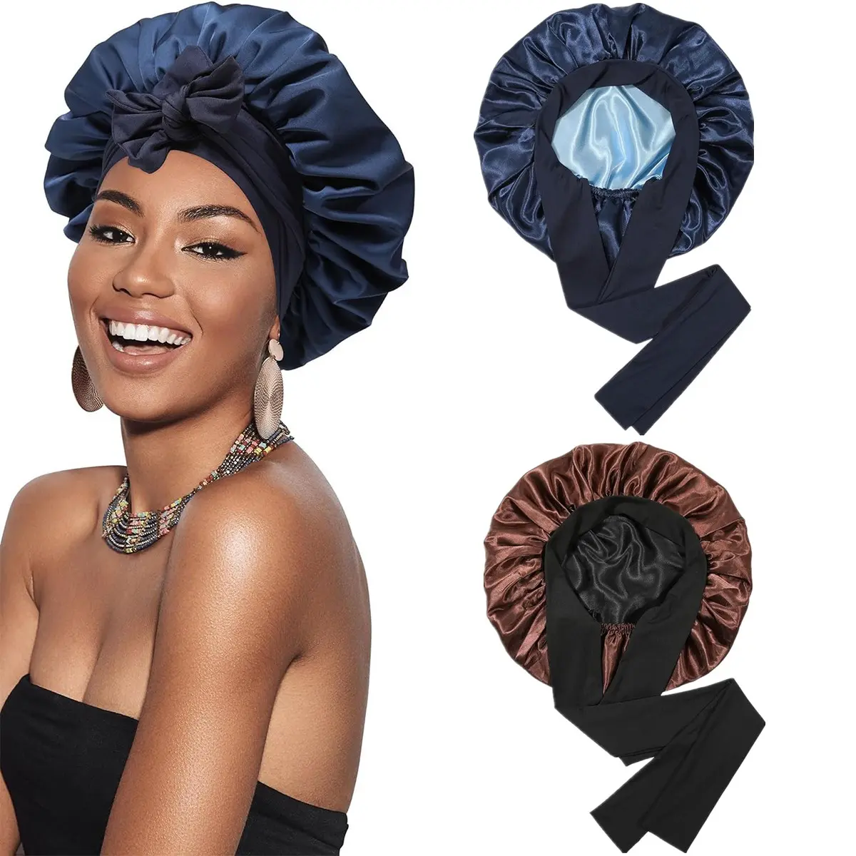 2PC(1PC Black+brown & 1PC Navy Blue+Light Blue)