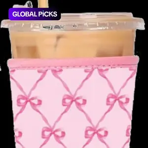 JavaSok Insulated Cup & Mug Sleeve, 22-28oz Neoprene Sleeve for Iced Coffee & Cold Drinks, Helps Keep Drinks Cold for Hours #GLOBAL PICKS