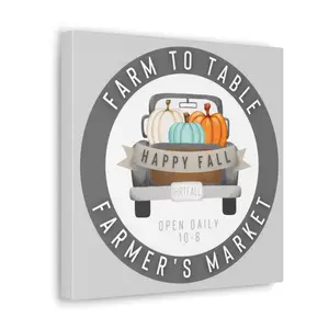 Fall Farm To Table | Stretched Canvas