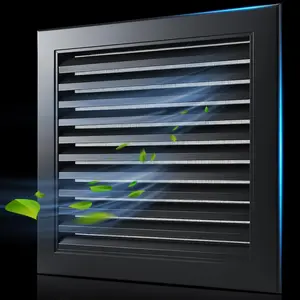 6inch X 6inch Gable Vent Aluminum Gable Vent Suitable for House Attic Vent Shed Vent Outer Layer Cover with Mesh Alloy Wall Vent for Home Garage Attic Ceiling Vent - Ventilation Vent Opening