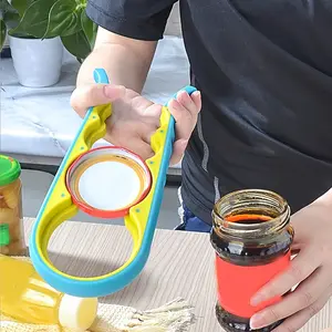 Portable Four-In-One Bottle Opener, Kitchen Tool for Beer and Cans, Random Color, Ideal for Home Kitchen and Outdoor Camping