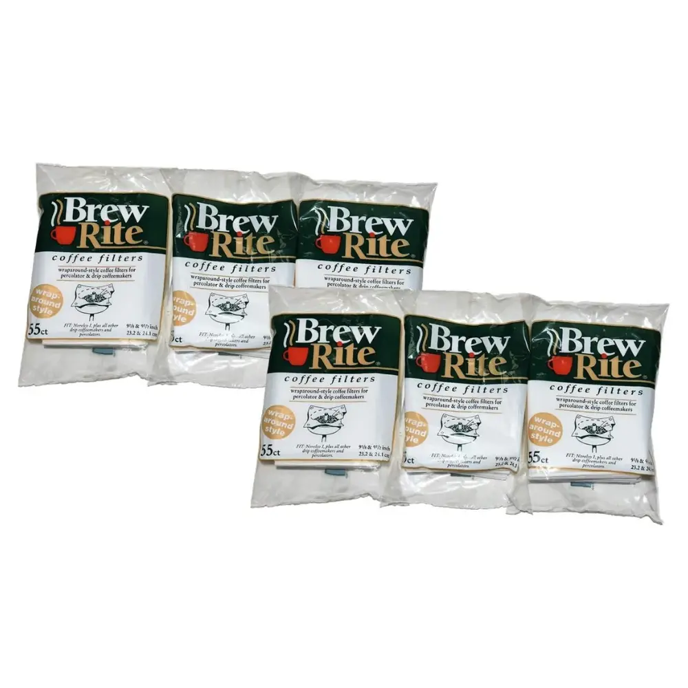 Brew Rite Wrap Around Percolator Coffee Filters (6-Packs of 55ct)