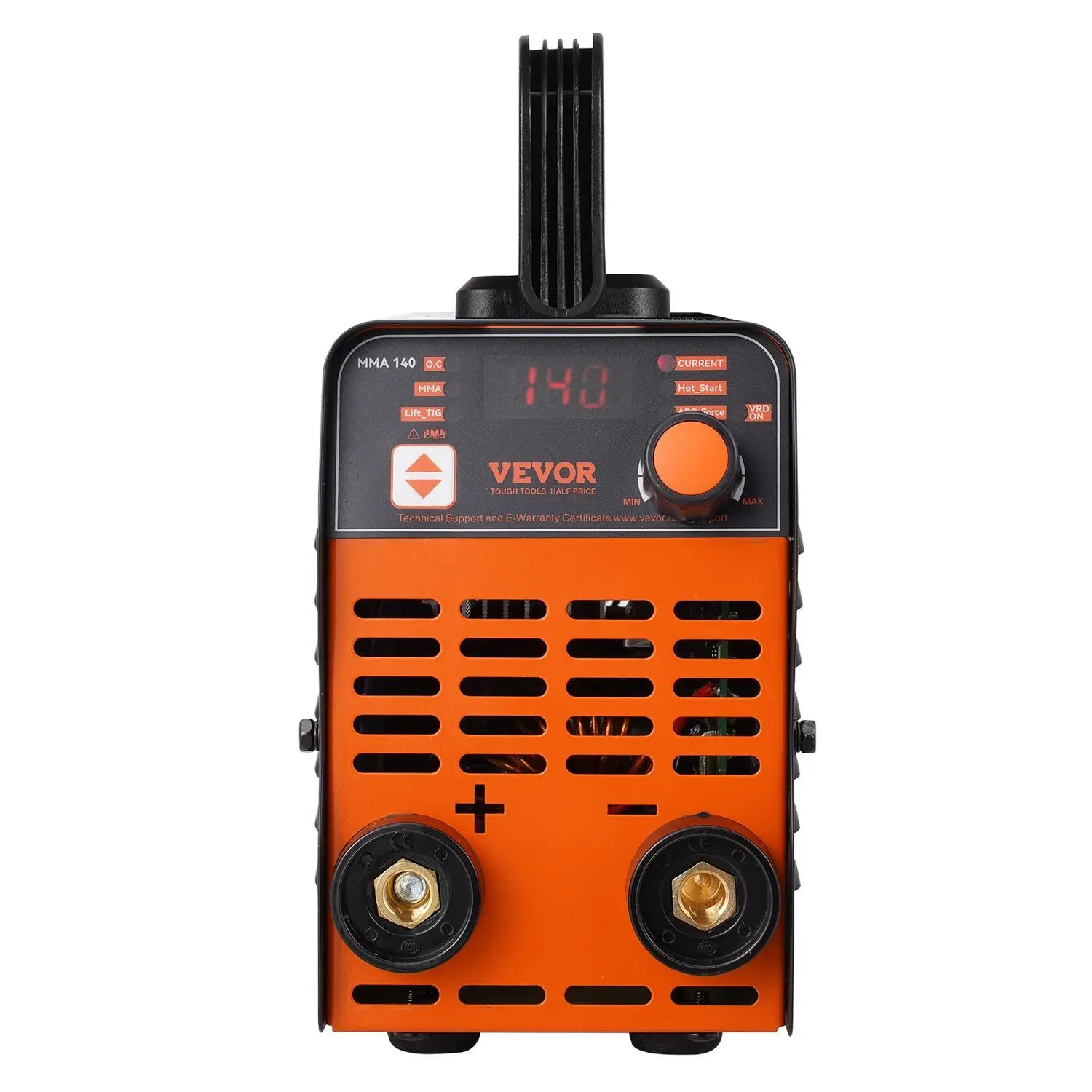 VEVOR 140A 2-IN-1 ARC/Lift TIG Stick Welder Machine, IGBT Inverter 110V/220V Portable MMA Unit with Hot Start, Arc Force, Anti-Stick, Automatic Protection