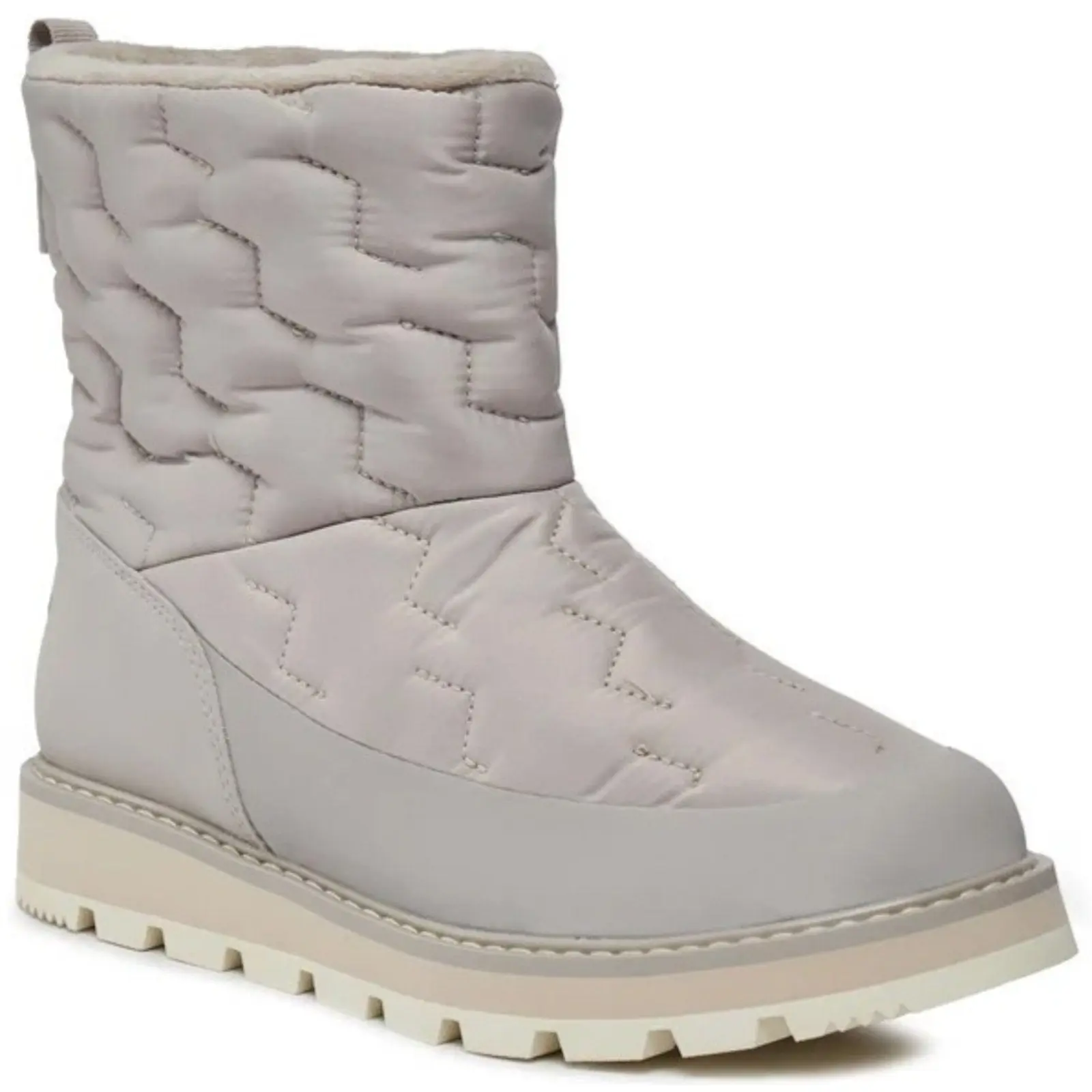 Helly Hansen Beloved 2.0 Insulated Winter Snow Boots Grey Cream Women’s Size 9.5