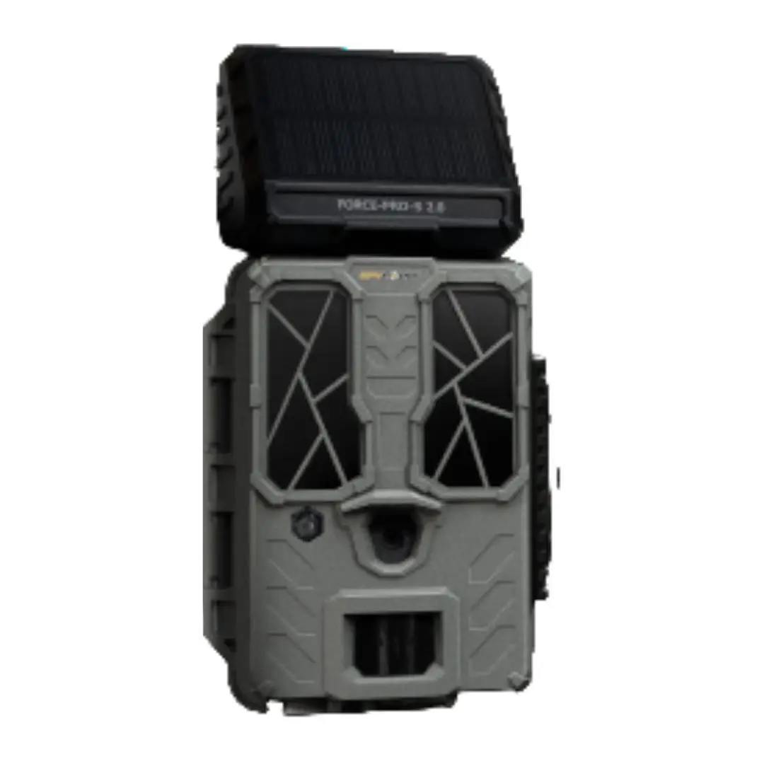 SPYPOINT FORCE-PRO-S 2.0 with Built-In Solar Panel, 4K Video Resolution, and 2.4-Inch LCD Screen
