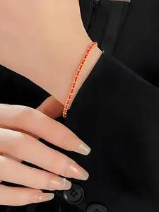 Chinese Style String Bracelet, Minimalist Design Versatile Hand Accessory, Unique Fashion Jewelry for All Occasions, Beaded Bracelet