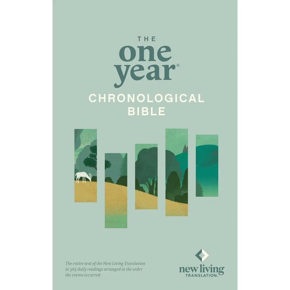 USED Book - One Year Chronological Bible-NLT by New Living Translation (Paperback) - english