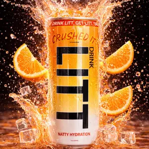 CRUSHED IT Hydration - Organic Orange - Natural Electrolytes - No added Sugar - Beverage - Sport