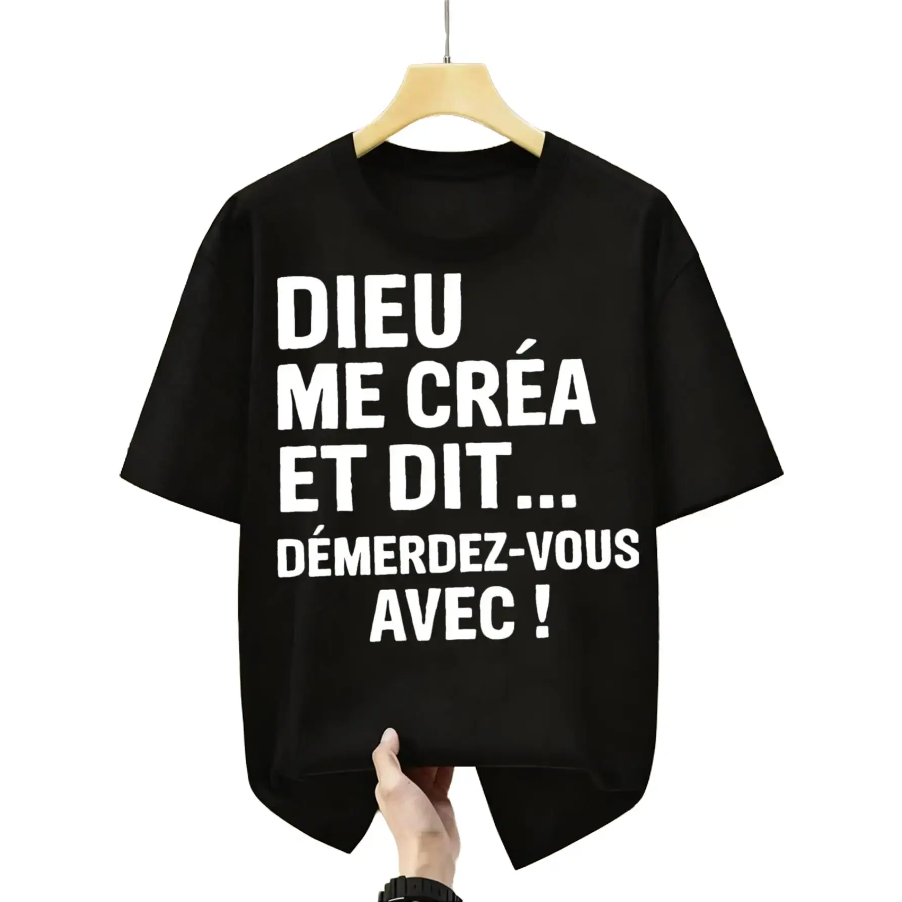 Casual Style, Men's T-Shirt, Religious Slogan, Everyday Wear, Gift For Him