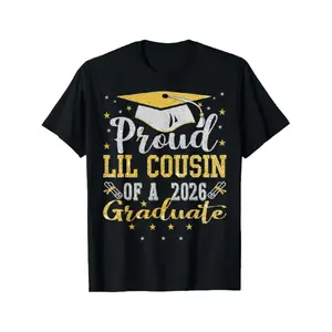 Proud Lil Cousin of a 2026 Graduate Class Senior Graduation TShirt