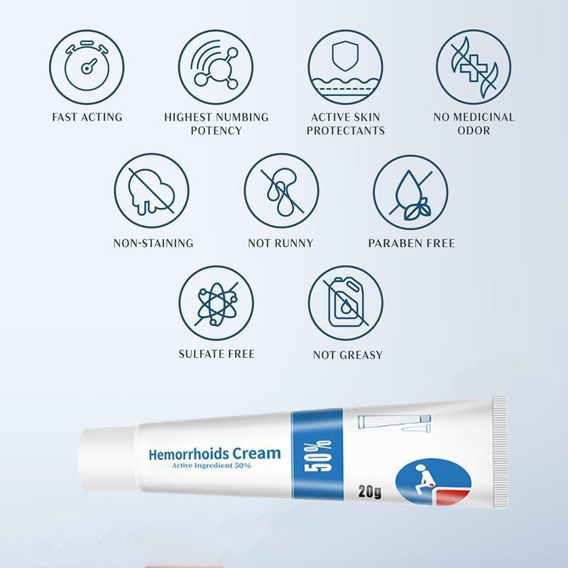 Herbal Hemorrhoid Ointment, Body Cream, Hemorrhoids Cream, Massage Hemorrhoid Crema, Ointment Body Massage for Men and Women