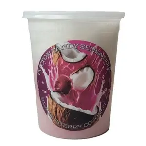 Black Cherry Coconut Gourmet Cotton Candy - Cotton Candy Sensations 200+ Flavors