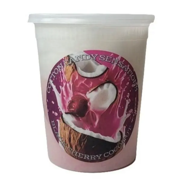 Black Cherry Coconut Gourmet Cotton Candy - Cotton Candy Sensations 200+ Flavors