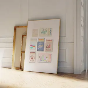 Unframed, Room Decor, Matchbox Art Print, Matchbox Collection 5 size, 8x12 to 27x40 inch