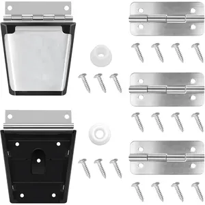 Stainless Steel Latch and Hinge Parts Kit with High-Strength Screws