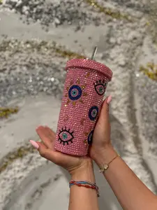 Pink Evil Eye Tumbler