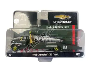 CHASE 1968 Chevrolet C60 Flatbed Truck MAJ. G Action Line – Auto-Haulers Diecast 1:64 Scale Model Car - M2 Machines 39100-HS01