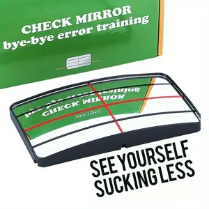 Golf Swing Alignment Mirror, Posture Correction Feedback Mirror, Beginner Training Aid, Golf Practice Mirror, Essential Golf Gear