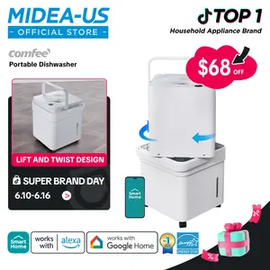 Midea Cube 20 Pint Dehumidifier for Basement and Rooms at Home, Smart Control, ENERGY STAR Efficient, Includes Drain Hose, New Arrivals