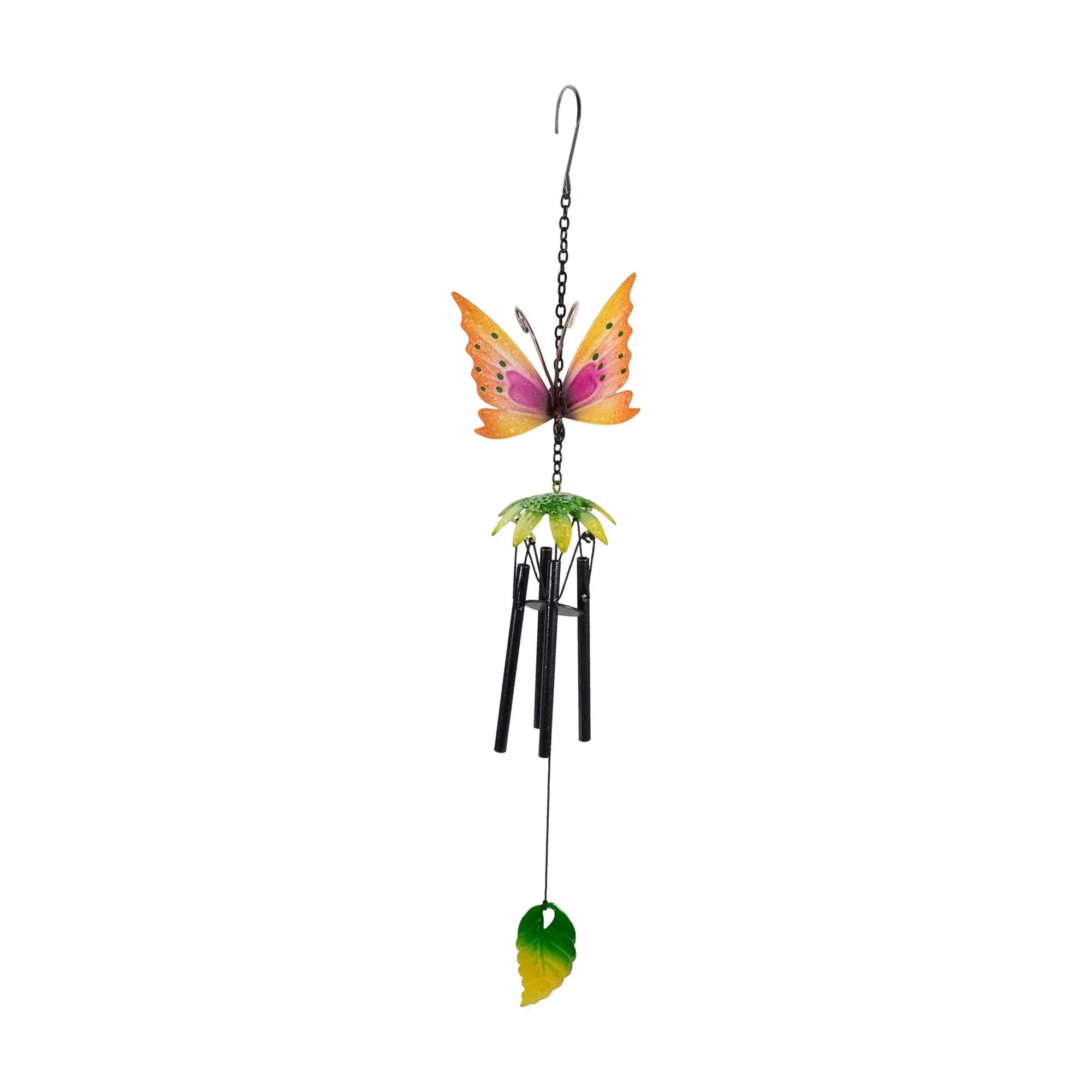 Northlight 19" Metal Butterfly Outdoor Garden W indchime