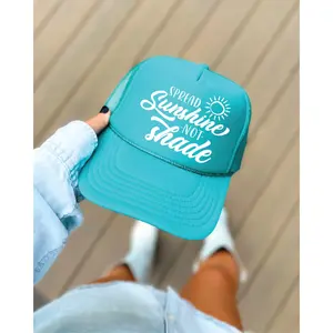 Spread Sunshine Now Shade Jade Unisex Foam Trucker Hat