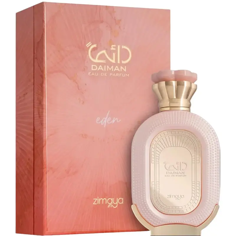 Zimaya Daiman Eden Eau de Parfum Spray for Women, 3.4 Ounce Floral Spicy Amber Woody Fragrance