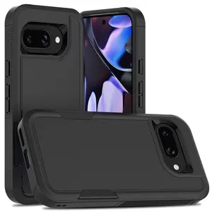 Defend Armor Shockproof Case For Google Pixel Fold 9ProXL 9 8 7 Pro 9A 8A 7A 6A 5G Luxury Matte Military Grade Shockproof Cover