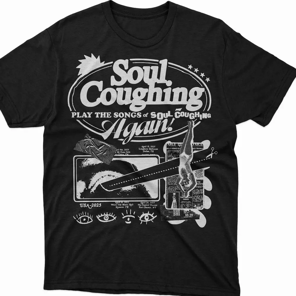 Soul Coughing 2025 Tour Tee Black T-Shirt