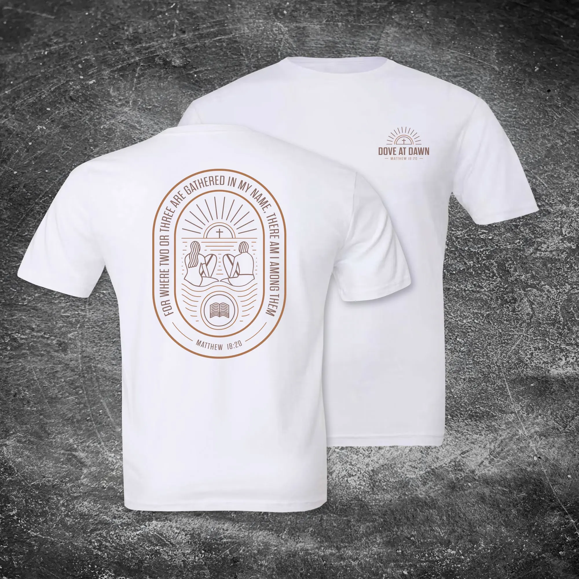 Gathered in my Name - White Tee