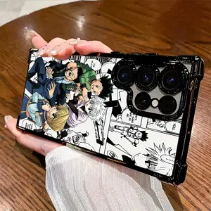 Classic Anime Cool Hunter Phone Case Suitable for Galaxy S25 S24 S23 S22 S21 FE Ultra Plus 4G 5G Shockproof Transparent Soft Back Cover