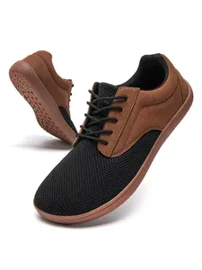 Men's Minimalist Casual Plain Mesh Breathable Lightweight Sneakers, Casual Comfortable Sports Running Shoes, All-match Round Toe Shoes for Daily Wear, Jogging Shoes, Workout Sneakers