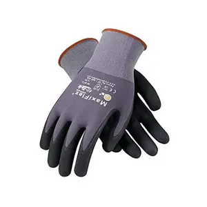 MaxiFlex Ultimate 34874 Work Gloves-Foam Nitrile Palm Coating-Excellent Abrasion Resistance and Impact Protection-Comfort Fit and Durable-6 Pairs