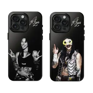 Rhea Ripley Iconic Signature Phone Case, Black Phone Cover, Gift For WWE Fans, Case for IPhone