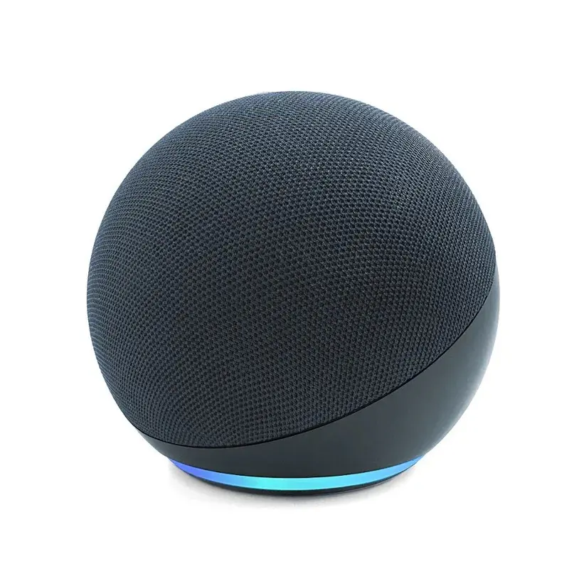 Wireless Bluetooth Subwoofer Speaker with Spherical Design, IPX7 Waterproof, Multi-Color LED Lights, TF Card & AUX Input, Portable for Outdoor Parties