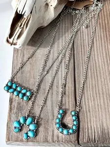 Turquoise Link Chain Necklace