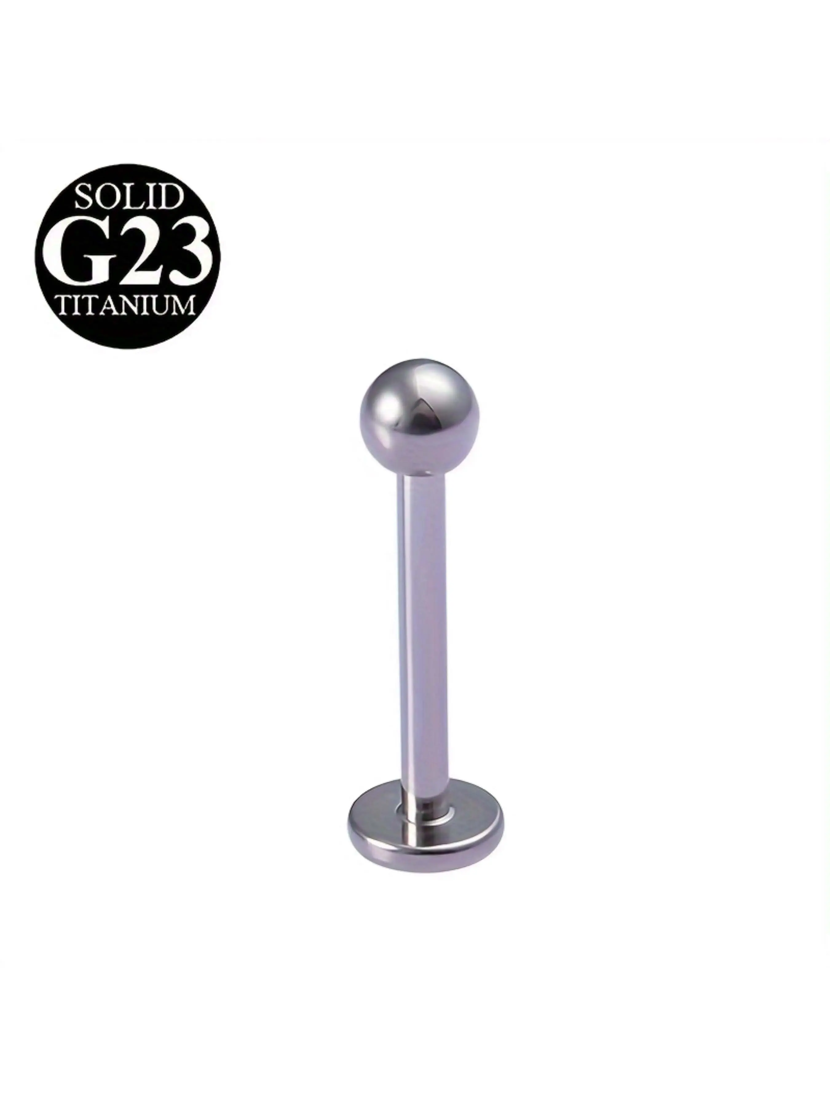 Titanium Labret Studs, Lip Rings, Punk Y2K Style Ear Cartilage Tragus Helix Piercing, Body Jewelry for Stylish Look