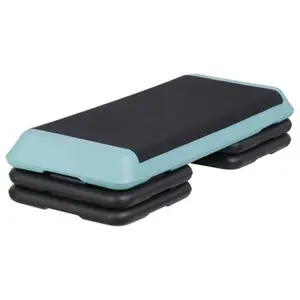 Answer E 43" Adjustable Aerobic Step Platform Exercise Workout Stepper W/Riser Green