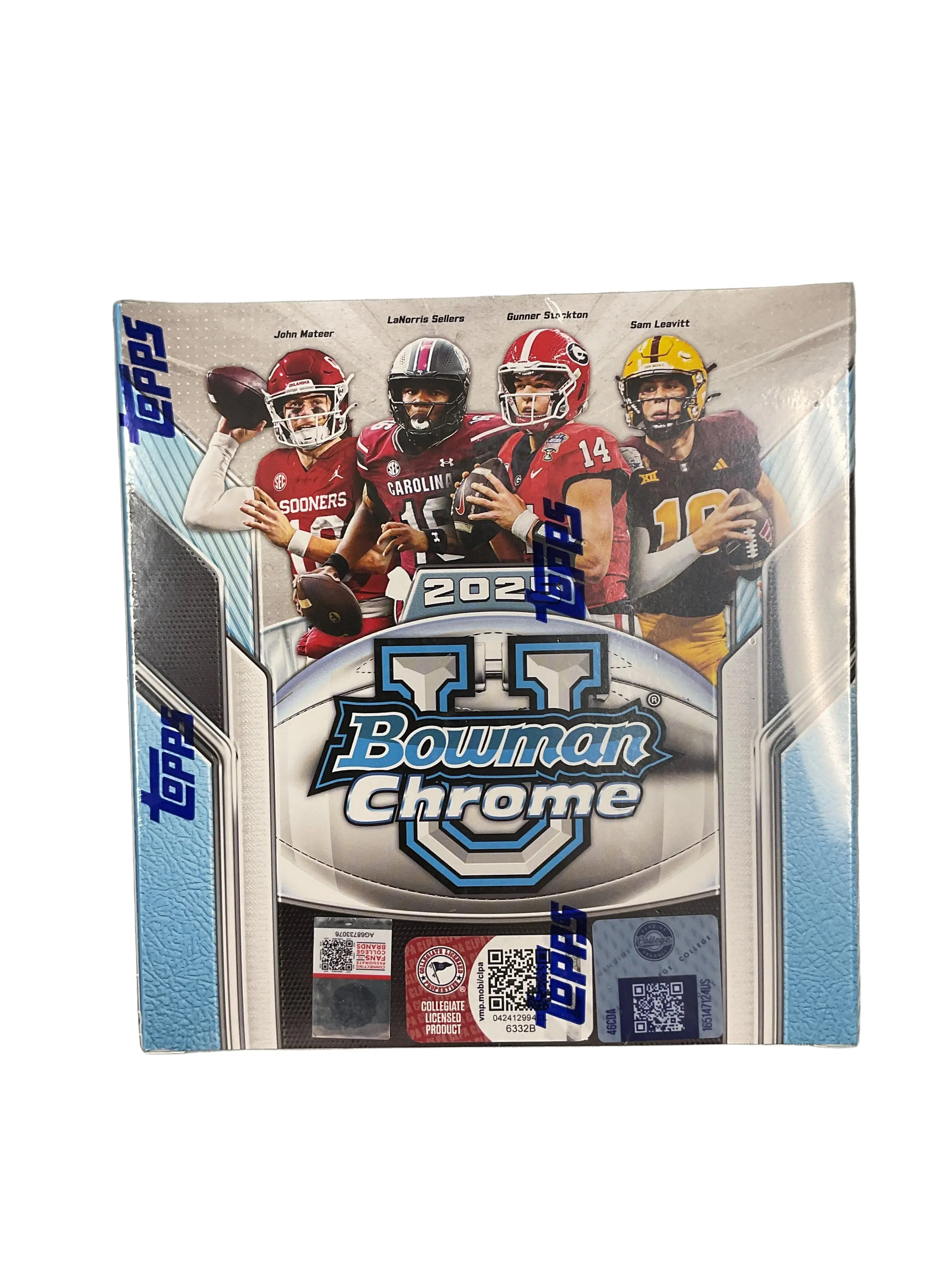 2026 Bowman Chrome U Football Mega Box