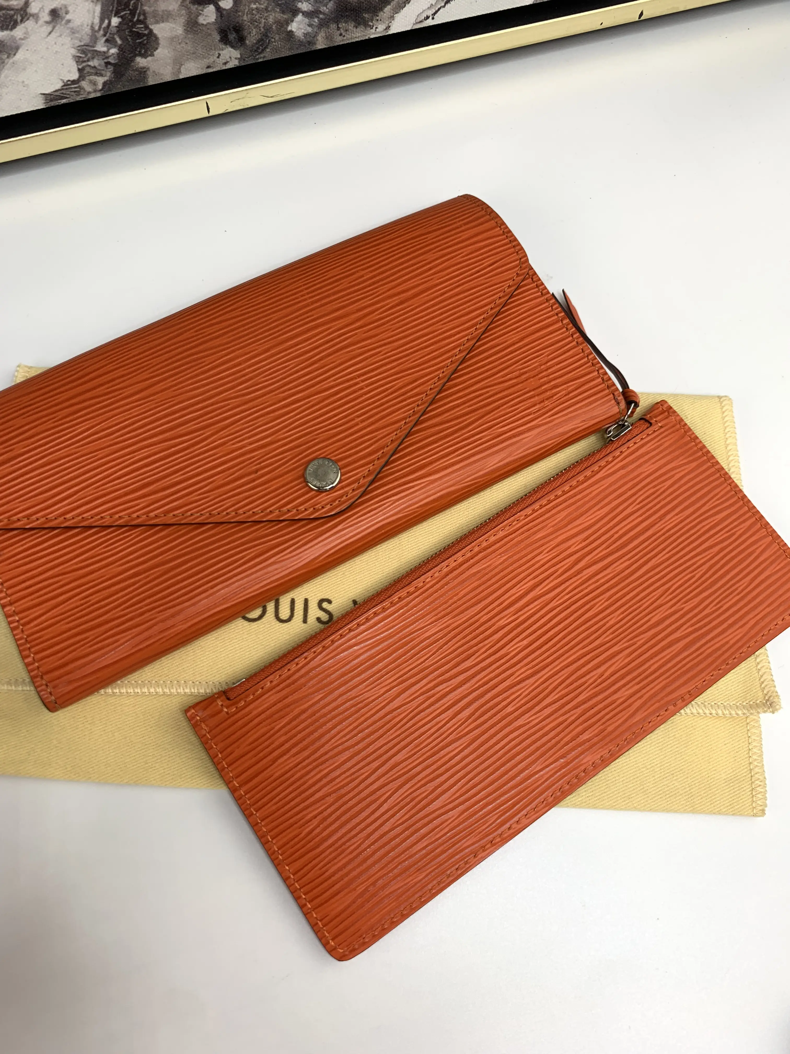 Pre-owned Louis Vuitton epi leather small leather goods EPI wallet