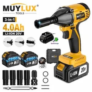 High Power Lithium Impact Wrench.Cordless 3-in-1 Impact Gun | High Torque 20V Power Tool!3-in-1 Cordless Power Tool for Car, DIY & Home!