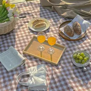 Outdoor Picnic Blanket, Foldable Waterproof Sand Beach Mat,Large 80x60in Beach Camping Hiking Travel Family Concerts Portable Beach Blankets