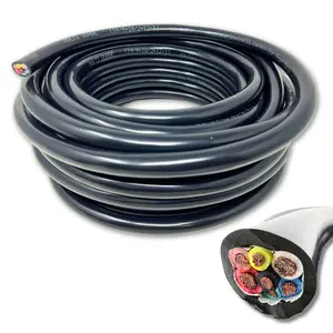 Heavy Duty 14/12/10AWG 7 Way CCA Conductor Wire RV Trailer Tow Campers Cable 100 FT Roll Color Coded DOT SAE Approved Weatherproof Corrosion Resistant
