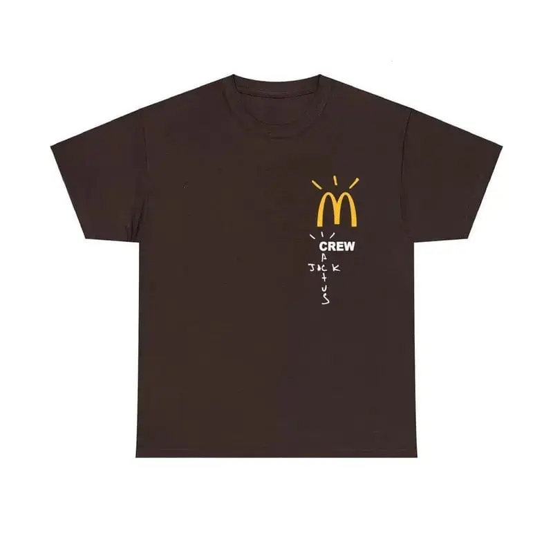 Youth & Adult Cactus Jack Crew Graphic T-Shirt, Vintage Streetwear Tee, Unisex Cotton Shirt