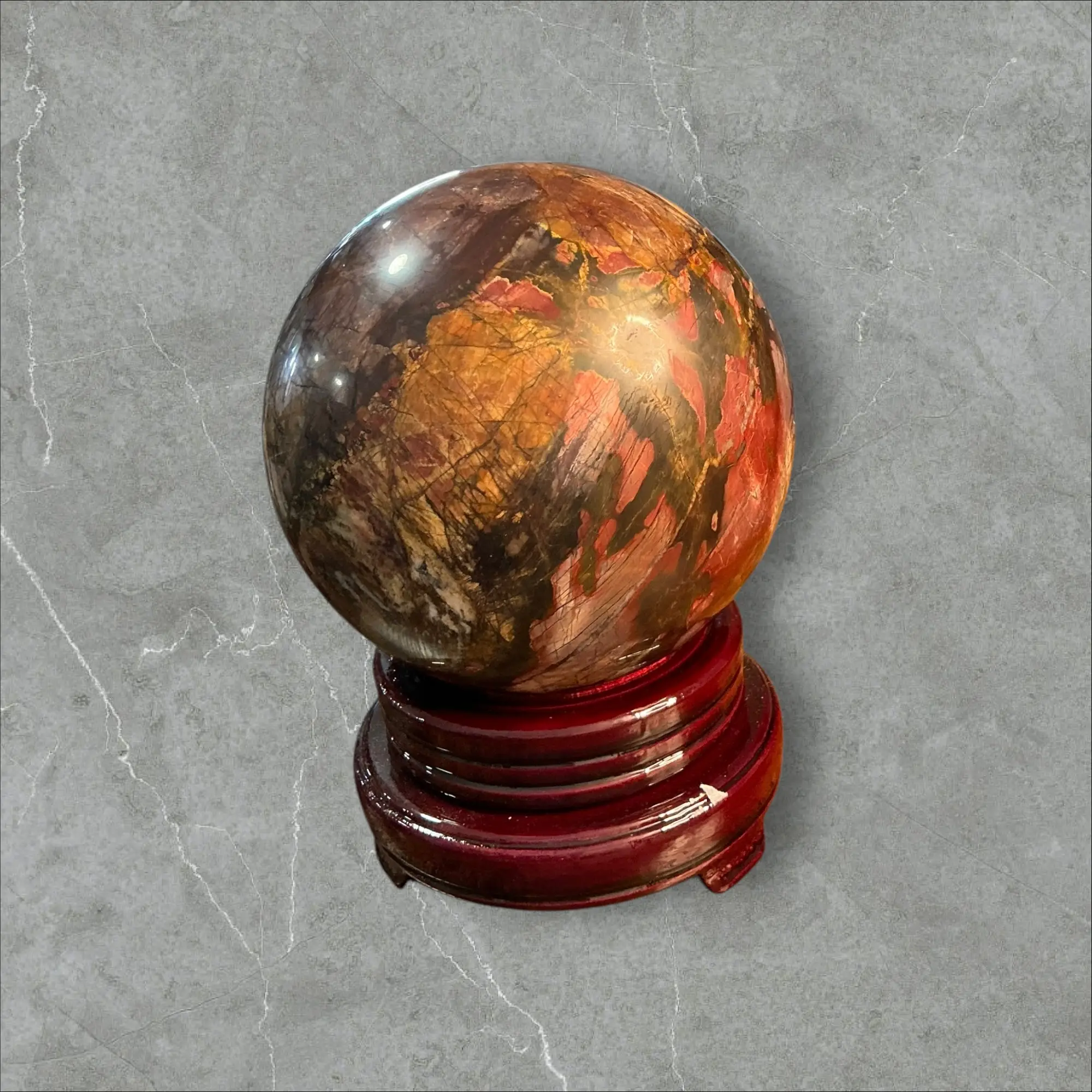 Petrified Wood Sphere