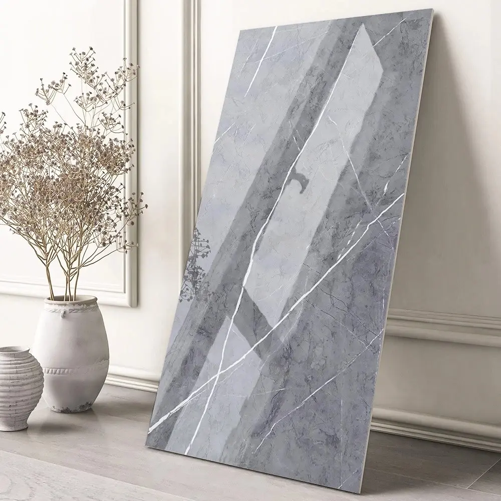 40pcs Lightweight Marble Look Peel-Stick No Grout PVC Composite Wall Panels - 23.6"x11.8"(60x30cm), 2mm Thick, Renter-Friendly Self-Adhesive Tiles, Heat-Resistant, Waterproof, All Seasons for Kitchens, Bathroom Backsplashes